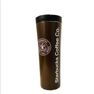 Starbucks Heritage Siren Brown Starbucks Steel Place Retro Tumbler 20oz